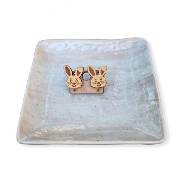 Rabbit Studded Earrings