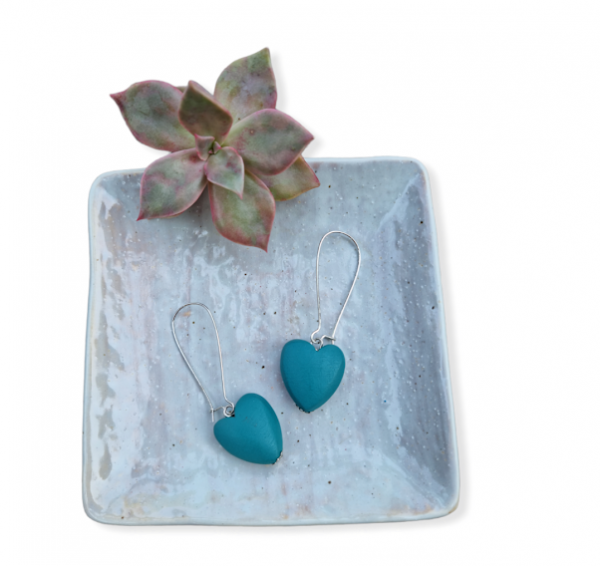 Hanging Heart Earrings - Image 9